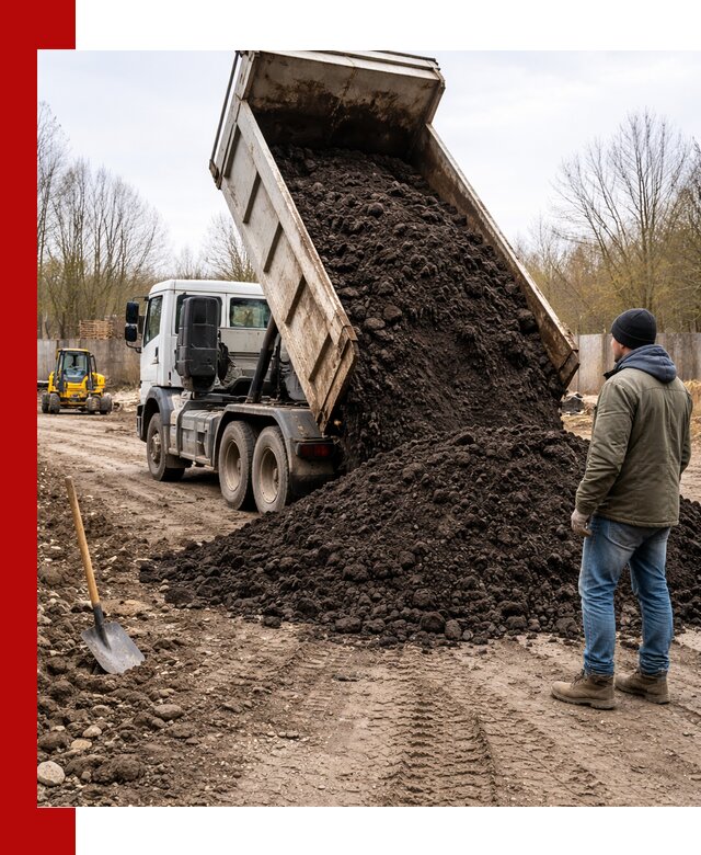 Доставка чернозема навалом в Соколе быстро и выгодно