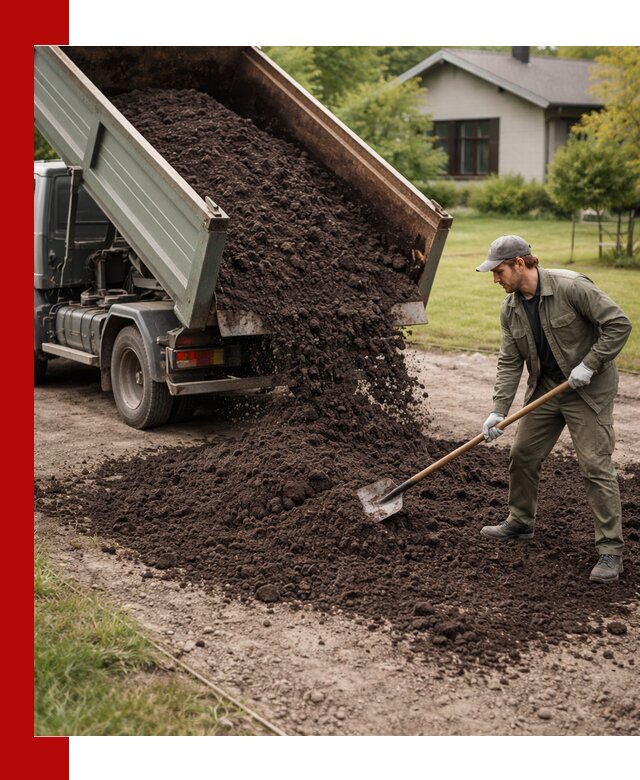 Чернозем для газона с доставкой в Соколе быстро и качественно