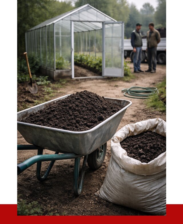 Чернозем для теплицы в Соколе с доставкой от 1563 р. | ПРОНЕРУДСкл