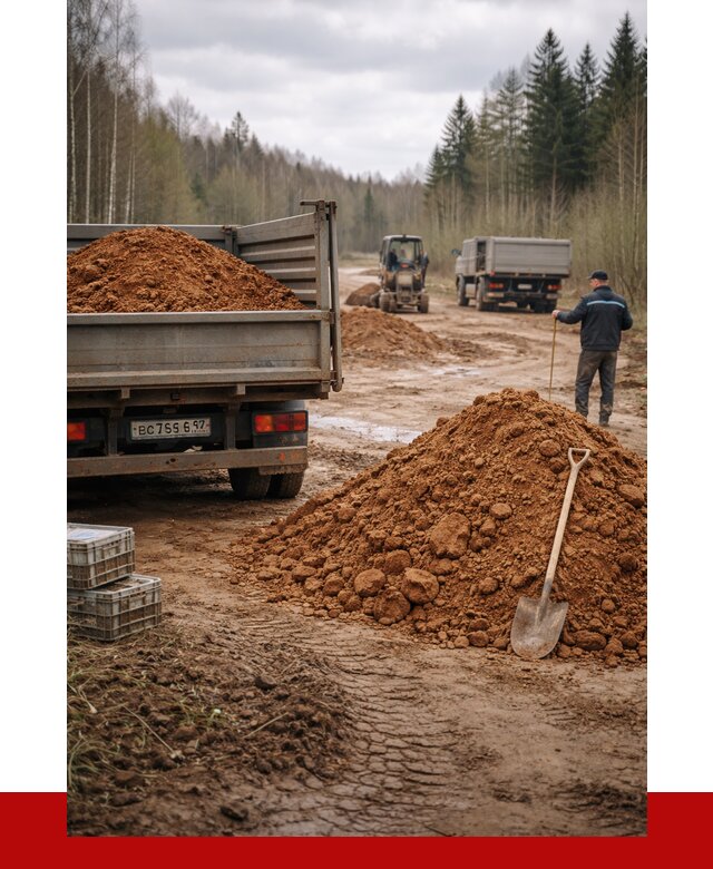 Глина и суглинки в Соколе от 4689 р. за куб | ПРОНЕРУДСкл