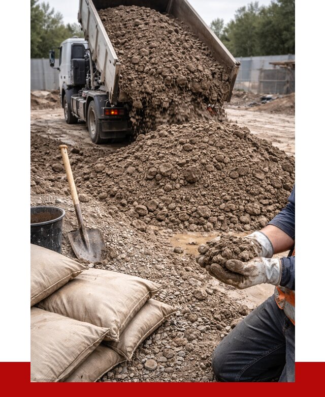 Купить глина для засыпки в Соколе от 1250 р. за куб | ПРОНЕРУДСкл