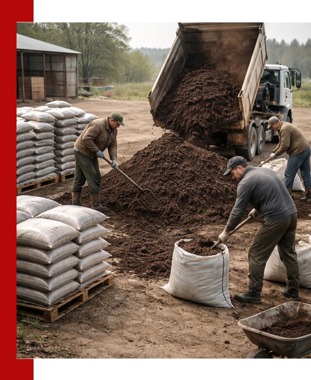 Доставка компоста оптом и в розницу в Соколе