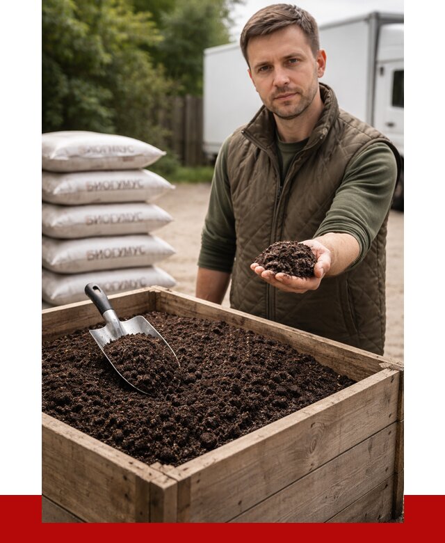 Купить биогумус в Соколе с доставкой от 8856 р. за куб | ПРОНЕРУДСкл