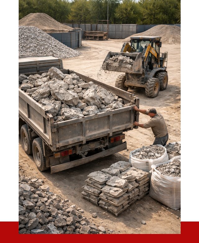 Купить бой бетона с доставкой в Соколе от 5001 р. | ПРОНЕРУДСкл