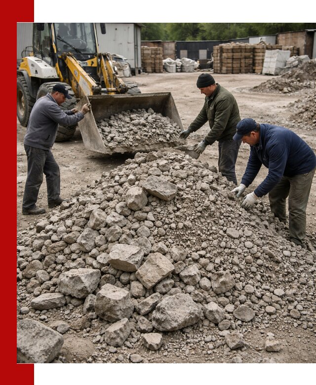 Демонтаж и вывоз бой бетона в Соколе