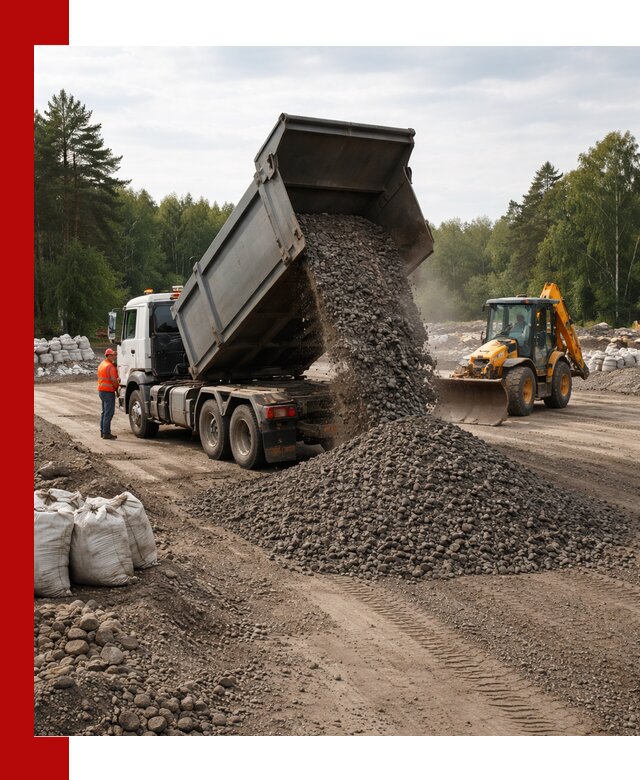 Доставка дробленого асфальта в Соколе для дорожных работ