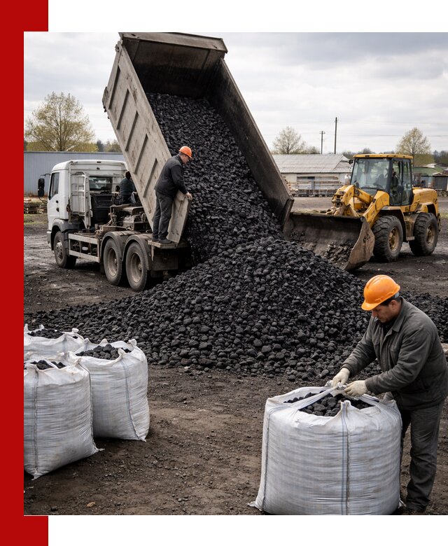 Доставка каменного угля в Соколе оптом и в розницу