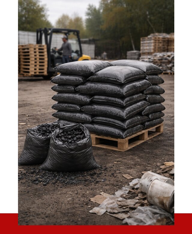Купить уголь в мешках с доставкой в Соколе от 7814 р. | ПРОНЕРУДСкл