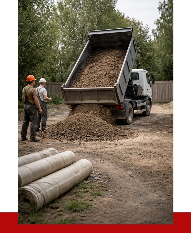 Доставка сыпучих материалов самосвалом в Сокола от 4376 р. | ПРОНЕРУДСкл