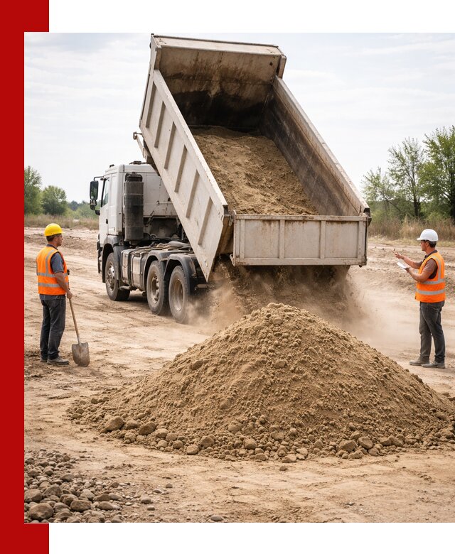 Доставка самосвалом 15 кубов в Соколе за город и по городу