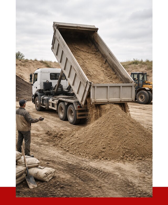 Доставка самосвалом 20 кубов в Соколе от 7814 р. | ПРОНЕРУДСкл