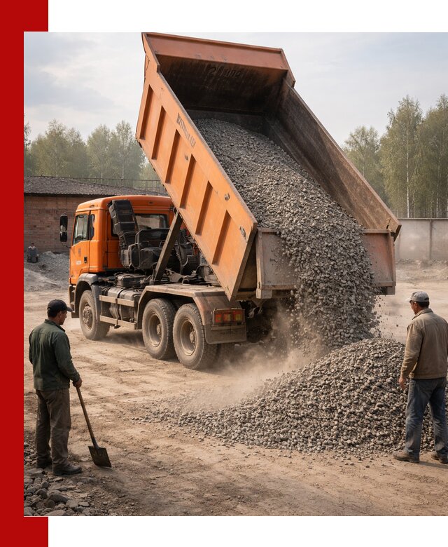 Доставка самосвалом 20 м3 в Соколе быстро и надежно