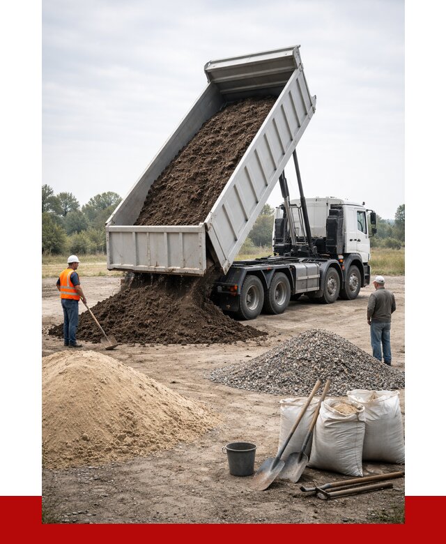 Доставка самосвалом 30 кубов в Соколе от 8856 р. | ПРОНЕРУДСкл