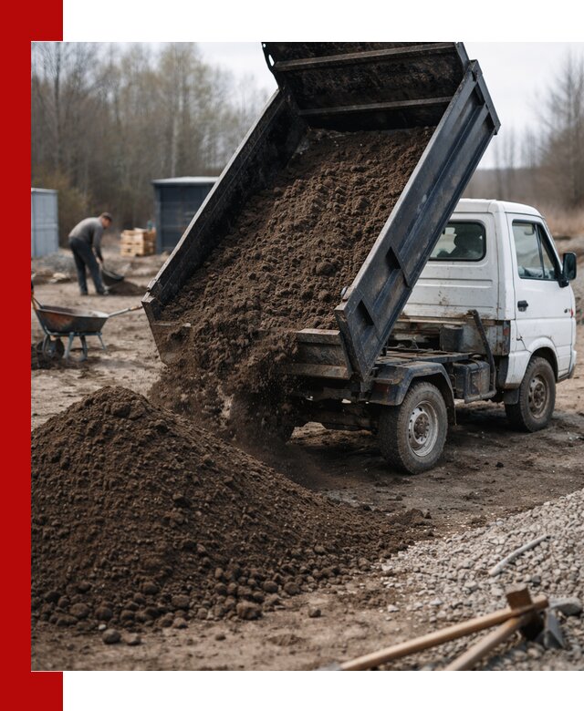 Аренда минисамосвала в Соколе для доставки сыпучих материалов