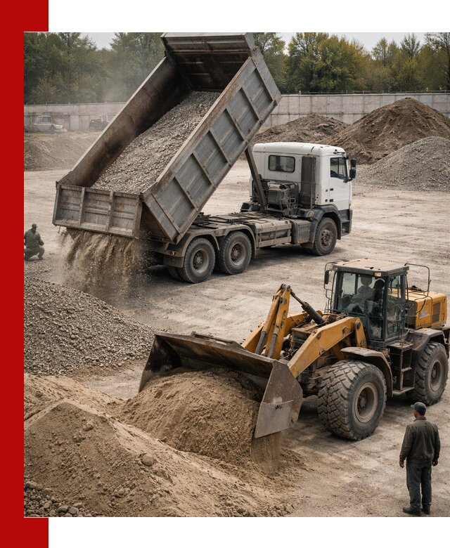 Перевозка сыпучих грузов самосвалами и бортовыми в Соколе