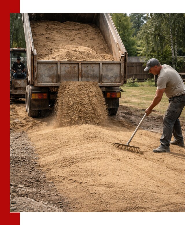 Отсыпка участка песком в Соколе быстро и качественно