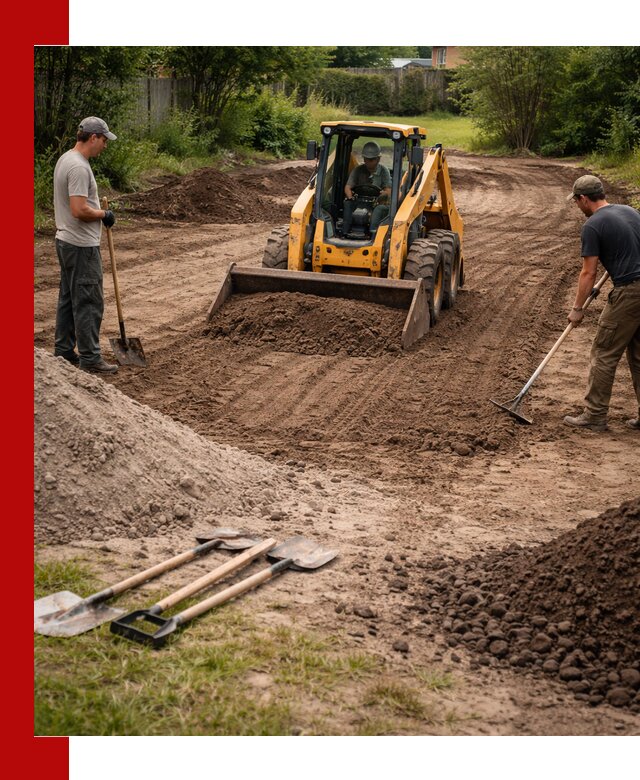 Планировка участка грунтом с вывозом и доставкой в Соколе
